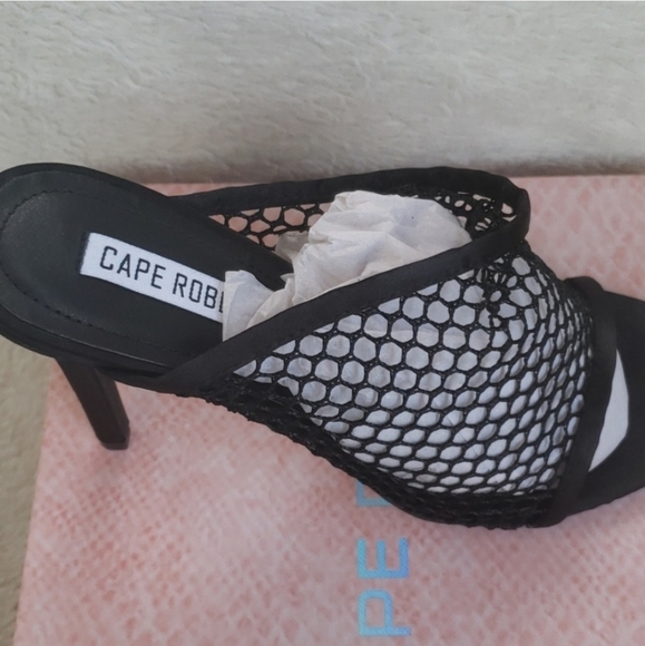 Sale!Cape Robbin Mesh Fishnet Sexy High Heel Black - Picture 3 of 6
